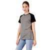 Loosp Women Grey Casual Cotton Top - Image 3