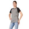 Loosp Women Grey Casual Cotton Top - Image 4